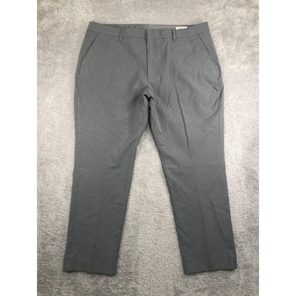 Bonobos Pants Mens 41x29 (Tag 40x30) Blue Tuesday Athletic Strip Chino